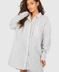 Stripe Ultimate Oversized Shirt Dress Stripe Ultimate Oversized Shirt Dress